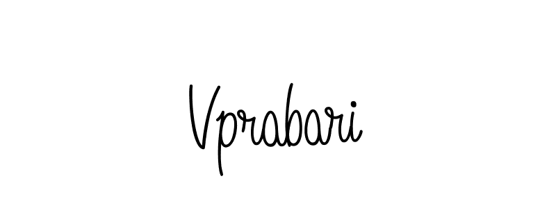 How to Draw Vprabari signature style? Angelique-Rose-font-FFP is a latest design signature styles for name Vprabari. Vprabari signature style 5 images and pictures png