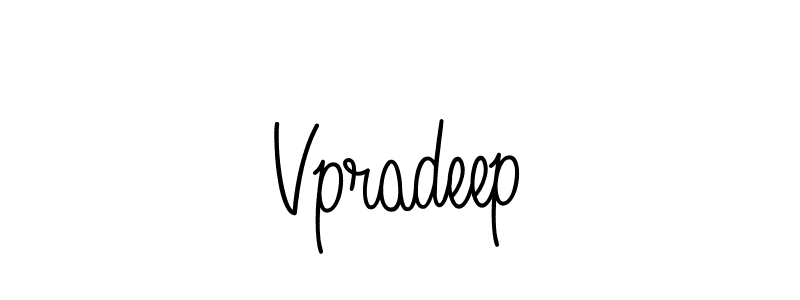 You should practise on your own different ways (Angelique-Rose-font-FFP) to write your name (Vpradeep) in signature. don't let someone else do it for you. Vpradeep signature style 5 images and pictures png