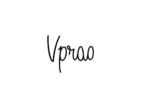 Make a beautiful signature design for name Vprao. With this signature (Angelique-Rose-font-FFP) style, you can create a handwritten signature for free. Vprao signature style 5 images and pictures png