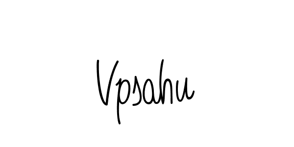 How to make Vpsahu name signature. Use Angelique-Rose-font-FFP style for creating short signs online. This is the latest handwritten sign. Vpsahu signature style 5 images and pictures png