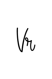 The best way (Angelique-Rose-font-FFP) to make a short signature is to pick only two or three words in your name. The name Vr include a total of six letters. For converting this name. Vr signature style 5 images and pictures png