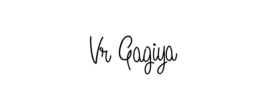 You can use this online signature creator to create a handwritten signature for the name Vr Gagiya. This is the best online autograph maker. Vr Gagiya signature style 5 images and pictures png