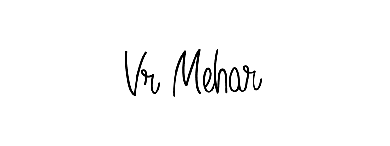 Similarly Angelique-Rose-font-FFP is the best handwritten signature design. Signature creator online .You can use it as an online autograph creator for name Vr Mehar. Vr Mehar signature style 5 images and pictures png