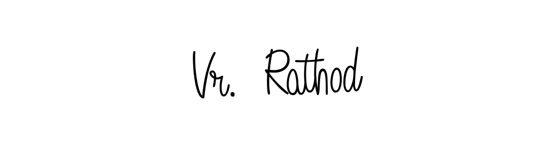 It looks lik you need a new signature style for name Vr.  Rathod. Design unique handwritten (Angelique-Rose-font-FFP) signature with our free signature maker in just a few clicks. Vr.  Rathod signature style 5 images and pictures png