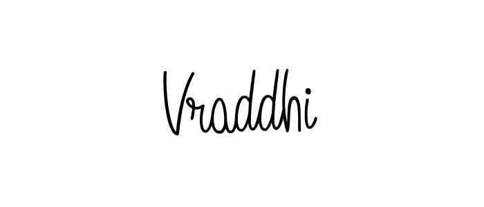 Design your own signature with our free online signature maker. With this signature software, you can create a handwritten (Angelique-Rose-font-FFP) signature for name Vraddhi. Vraddhi signature style 5 images and pictures png