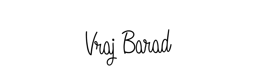 Make a beautiful signature design for name Vraj Barad. Use this online signature maker to create a handwritten signature for free. Vraj Barad signature style 5 images and pictures png