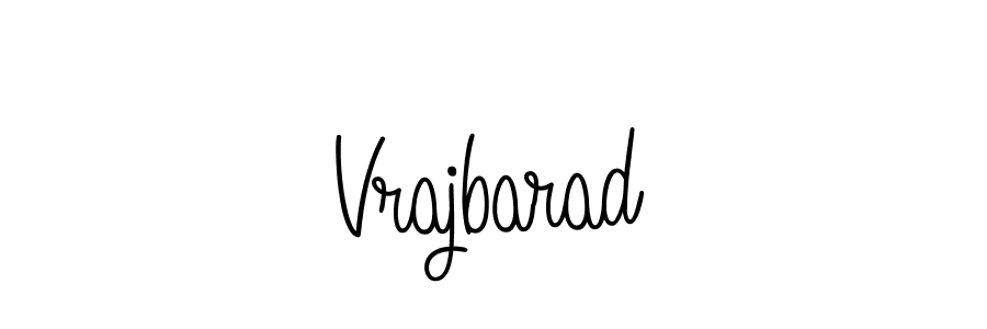 Angelique-Rose-font-FFP is a professional signature style that is perfect for those who want to add a touch of class to their signature. It is also a great choice for those who want to make their signature more unique. Get Vrajbarad name to fancy signature for free. Vrajbarad signature style 5 images and pictures png