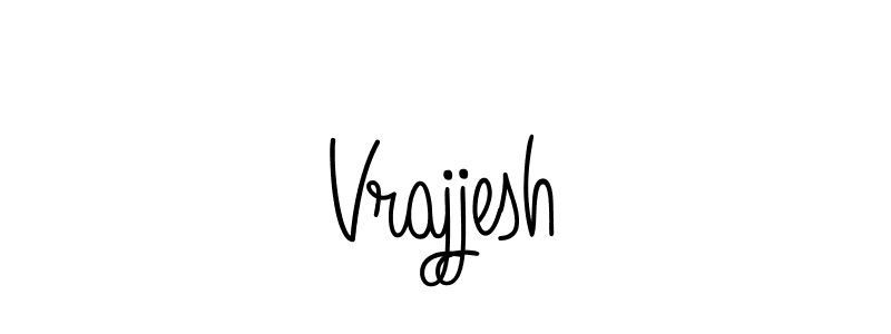 How to Draw Vrajjesh signature style? Angelique-Rose-font-FFP is a latest design signature styles for name Vrajjesh. Vrajjesh signature style 5 images and pictures png