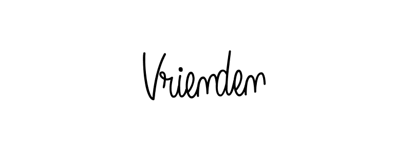 Also we have Vrienden name is the best signature style. Create professional handwritten signature collection using Angelique-Rose-font-FFP autograph style. Vrienden signature style 5 images and pictures png
