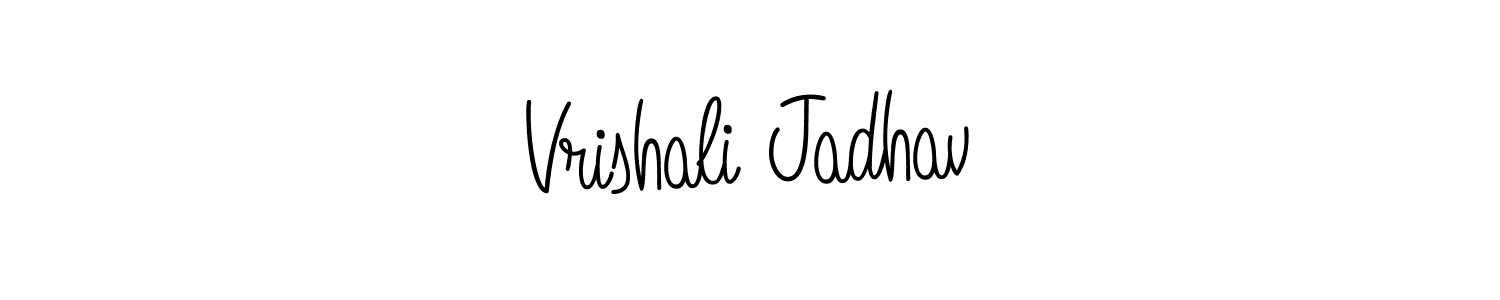 if you are searching for the best signature style for your name Vrishali Jadhav. so please give up your signature search. here we have designed multiple signature styles  using Angelique-Rose-font-FFP. Vrishali Jadhav signature style 5 images and pictures png