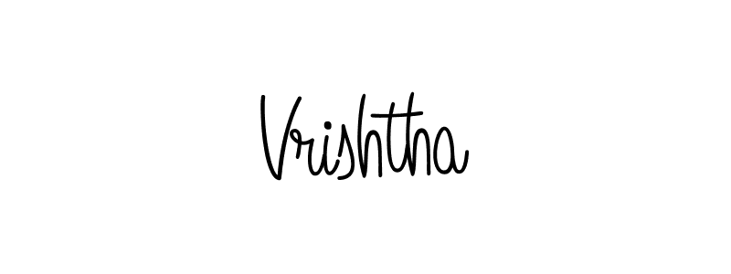 Vrishtha stylish signature style. Best Handwritten Sign (Angelique-Rose-font-FFP) for my name. Handwritten Signature Collection Ideas for my name Vrishtha. Vrishtha signature style 5 images and pictures png