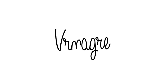 You should practise on your own different ways (Angelique-Rose-font-FFP) to write your name (Vrnagre) in signature. don't let someone else do it for you. Vrnagre signature style 5 images and pictures png