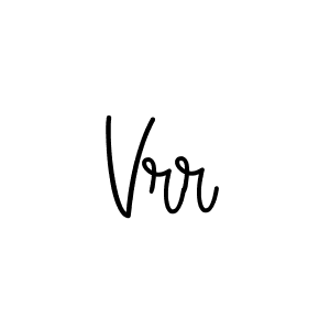 Make a beautiful signature design for name Vrr. Use this online signature maker to create a handwritten signature for free. Vrr signature style 5 images and pictures png