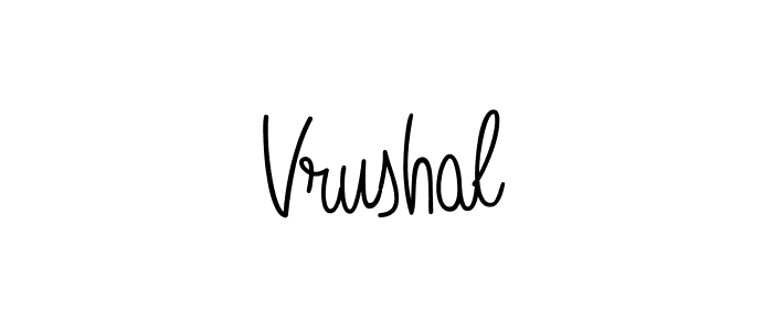 How to Draw Vrushal signature style? Angelique-Rose-font-FFP is a latest design signature styles for name Vrushal. Vrushal signature style 5 images and pictures png