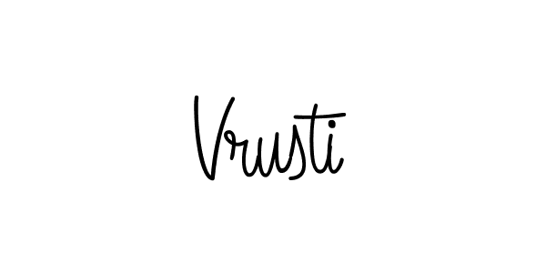 Here are the top 10 professional signature styles for the name Vrusti. These are the best autograph styles you can use for your name. Vrusti signature style 5 images and pictures png