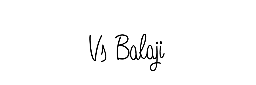 Also we have Vs Balaji name is the best signature style. Create professional handwritten signature collection using Angelique-Rose-font-FFP autograph style. Vs Balaji signature style 5 images and pictures png