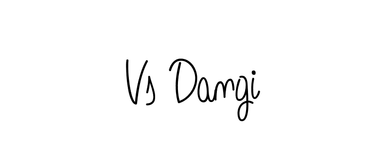 You should practise on your own different ways (Angelique-Rose-font-FFP) to write your name (Vs Dangi) in signature. don't let someone else do it for you. Vs Dangi signature style 5 images and pictures png