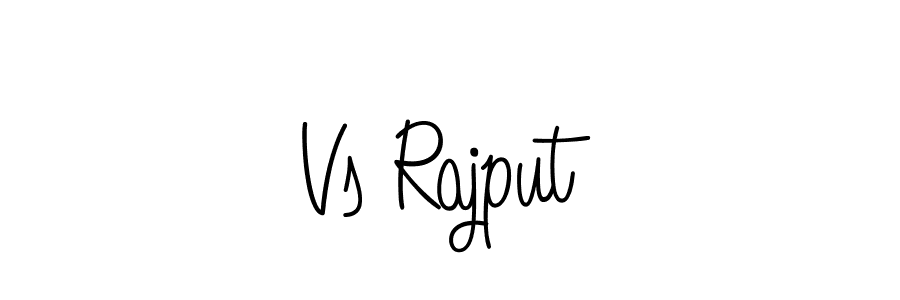 Vs Rajput stylish signature style. Best Handwritten Sign (Angelique-Rose-font-FFP) for my name. Handwritten Signature Collection Ideas for my name Vs Rajput. Vs Rajput signature style 5 images and pictures png