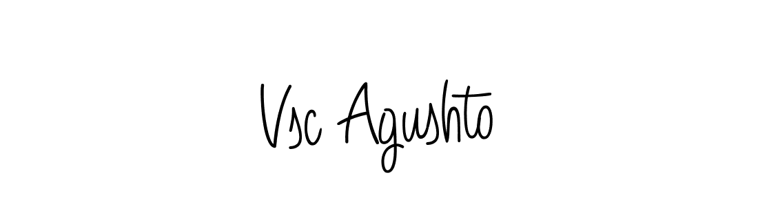 You can use this online signature creator to create a handwritten signature for the name Vsc Agushto. This is the best online autograph maker. Vsc Agushto signature style 5 images and pictures png