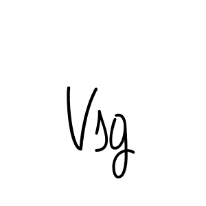 Create a beautiful signature design for name Vsg. With this signature (Angelique-Rose-font-FFP) fonts, you can make a handwritten signature for free. Vsg signature style 5 images and pictures png