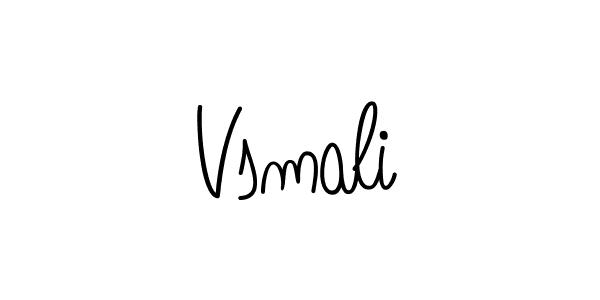 Also we have Vsmali name is the best signature style. Create professional handwritten signature collection using Angelique-Rose-font-FFP autograph style. Vsmali signature style 5 images and pictures png