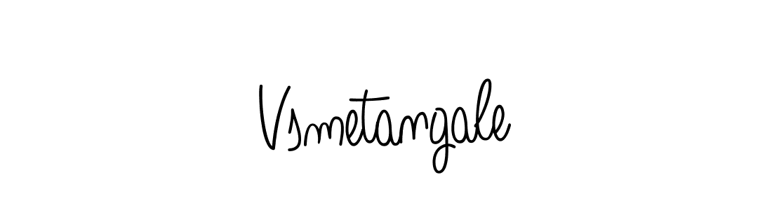 Create a beautiful signature design for name Vsmetangale. With this signature (Angelique-Rose-font-FFP) fonts, you can make a handwritten signature for free. Vsmetangale signature style 5 images and pictures png
