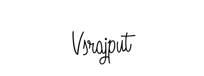 You should practise on your own different ways (Angelique-Rose-font-FFP) to write your name (Vsrajput) in signature. don't let someone else do it for you. Vsrajput signature style 5 images and pictures png