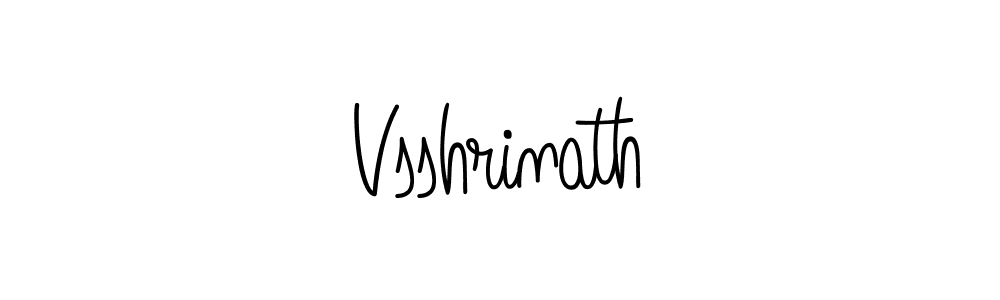 How to make Vsshrinath signature? Angelique-Rose-font-FFP is a professional autograph style. Create handwritten signature for Vsshrinath name. Vsshrinath signature style 5 images and pictures png