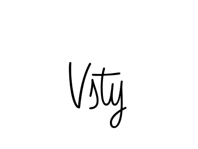 Make a beautiful signature design for name Vsty. Use this online signature maker to create a handwritten signature for free. Vsty signature style 5 images and pictures png