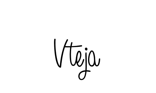 Also we have Vteja name is the best signature style. Create professional handwritten signature collection using Angelique-Rose-font-FFP autograph style. Vteja signature style 5 images and pictures png