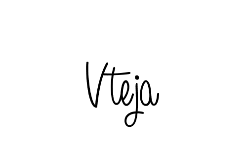 Make a beautiful signature design for name Vteja. Use this online signature maker to create a handwritten signature for free. Vteja signature style 5 images and pictures png