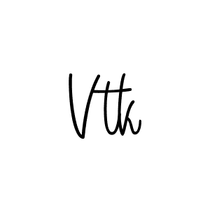 How to make Vtk signature? Angelique-Rose-font-FFP is a professional autograph style. Create handwritten signature for Vtk name. Vtk signature style 5 images and pictures png