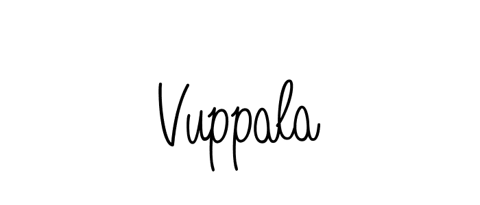 Also we have Vuppala name is the best signature style. Create professional handwritten signature collection using Angelique-Rose-font-FFP autograph style. Vuppala signature style 5 images and pictures png