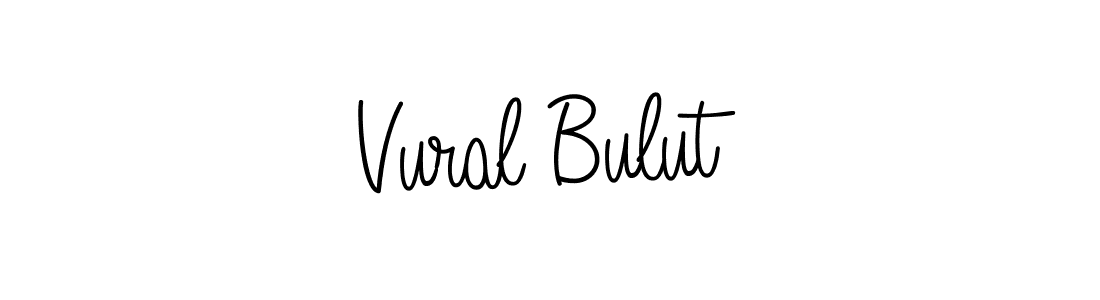 Create a beautiful signature design for name Vural Bulut. With this signature (Angelique-Rose-font-FFP) fonts, you can make a handwritten signature for free. Vural Bulut signature style 5 images and pictures png