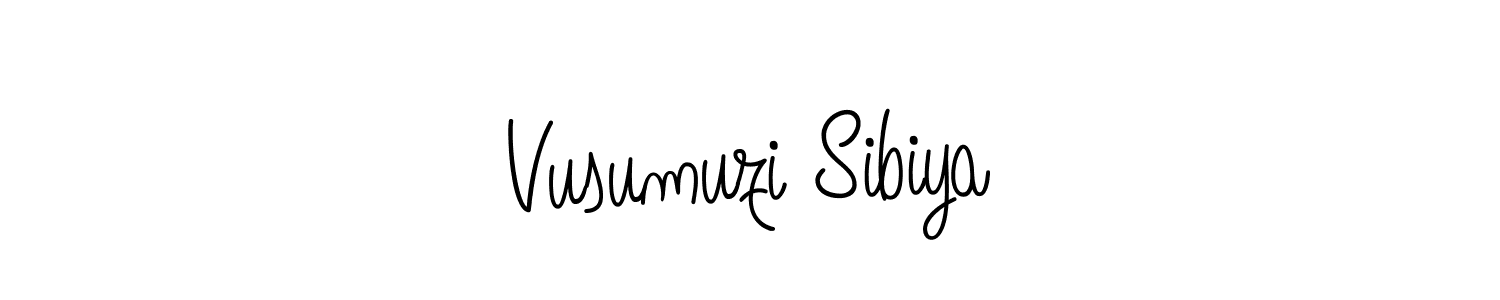 Make a beautiful signature design for name Vusumuzi Sibiya. Use this online signature maker to create a handwritten signature for free. Vusumuzi Sibiya signature style 5 images and pictures png
