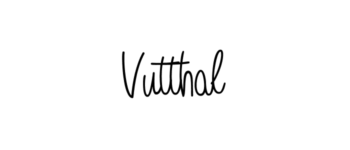 Make a beautiful signature design for name Vutthal. Use this online signature maker to create a handwritten signature for free. Vutthal signature style 5 images and pictures png