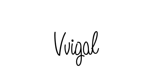 Use a signature maker to create a handwritten signature online. With this signature software, you can design (Angelique-Rose-font-FFP) your own signature for name Vvigal. Vvigal signature style 5 images and pictures png