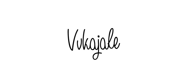 Also we have Vvkajale name is the best signature style. Create professional handwritten signature collection using Angelique-Rose-font-FFP autograph style. Vvkajale signature style 5 images and pictures png