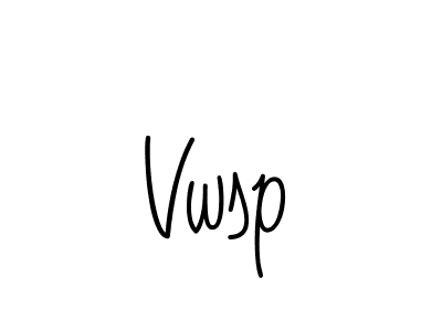 Use a signature maker to create a handwritten signature online. With this signature software, you can design (Angelique-Rose-font-FFP) your own signature for name Vwsp. Vwsp signature style 5 images and pictures png