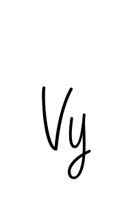 How to make Vy signature? Angelique-Rose-font-FFP is a professional autograph style. Create handwritten signature for Vy name. Vy signature style 5 images and pictures png