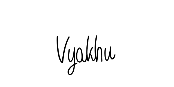 Design your own signature with our free online signature maker. With this signature software, you can create a handwritten (Angelique-Rose-font-FFP) signature for name Vyakhu. Vyakhu signature style 5 images and pictures png