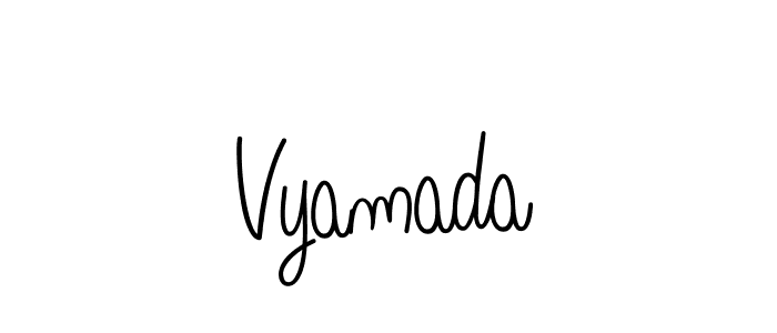 Also we have Vyamada name is the best signature style. Create professional handwritten signature collection using Angelique-Rose-font-FFP autograph style. Vyamada signature style 5 images and pictures png