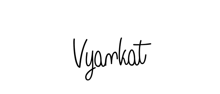 How to make Vyankat signature? Angelique-Rose-font-FFP is a professional autograph style. Create handwritten signature for Vyankat name. Vyankat signature style 5 images and pictures png