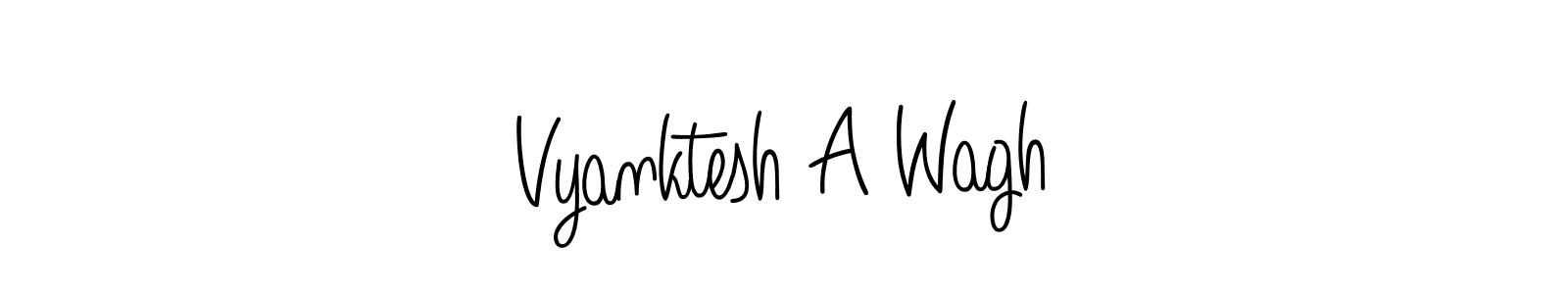 if you are searching for the best signature style for your name Vyanktesh A Wagh. so please give up your signature search. here we have designed multiple signature styles  using Angelique-Rose-font-FFP. Vyanktesh A Wagh signature style 5 images and pictures png