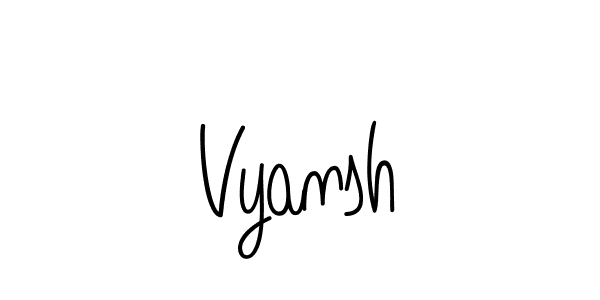 You can use this online signature creator to create a handwritten signature for the name Vyansh. This is the best online autograph maker. Vyansh signature style 5 images and pictures png