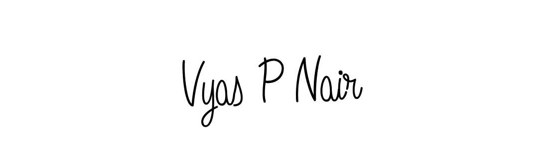 Make a short Vyas P Nair signature style. Manage your documents anywhere anytime using Angelique-Rose-font-FFP. Create and add eSignatures, submit forms, share and send files easily. Vyas P Nair signature style 5 images and pictures png