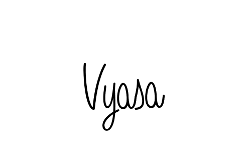 Also we have Vyasa name is the best signature style. Create professional handwritten signature collection using Angelique-Rose-font-FFP autograph style. Vyasa signature style 5 images and pictures png