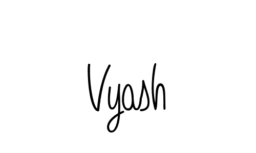 if you are searching for the best signature style for your name Vyash. so please give up your signature search. here we have designed multiple signature styles  using Angelique-Rose-font-FFP. Vyash signature style 5 images and pictures png