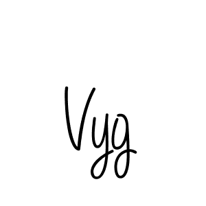 Also we have Vyg name is the best signature style. Create professional handwritten signature collection using Angelique-Rose-font-FFP autograph style. Vyg signature style 5 images and pictures png