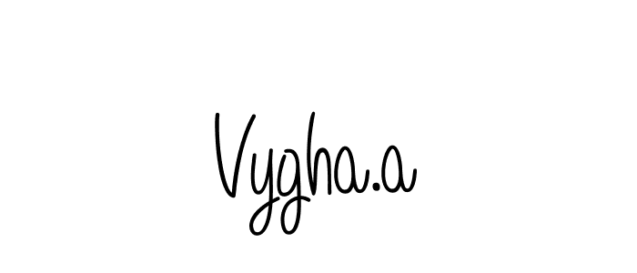 How to Draw Vygha.a signature style? Angelique-Rose-font-FFP is a latest design signature styles for name Vygha.a. Vygha.a signature style 5 images and pictures png